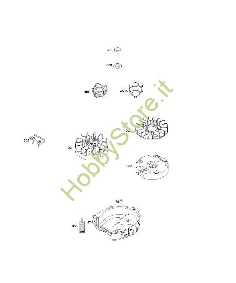 G - Volano B&S - 08 €¦ 08P502-0004-H1 brand Stihl